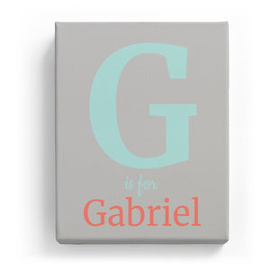 G is for Gabriel - Classic