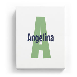 Angelina Overlaid on A - Cartoony
