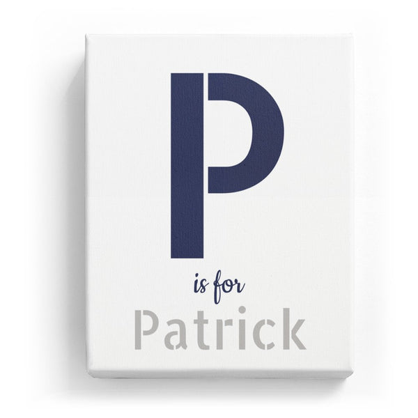P is for Patrick - Stylistic