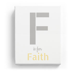 F is for Faith - Stylistic