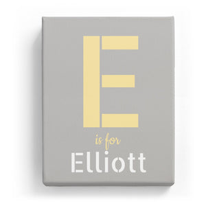 E is for Elliott - Stylistic