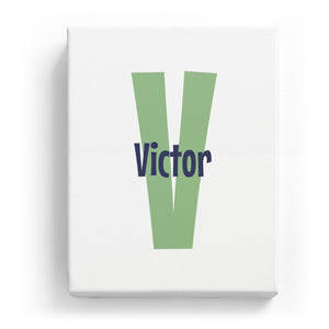 Victor Overlaid on V - Cartoony