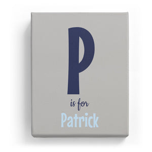P is for Patrick - Cartoony