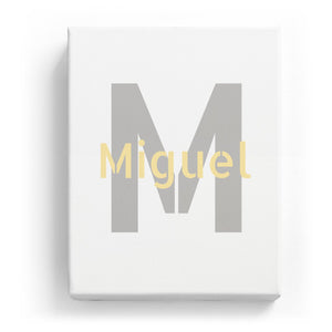 Miguel Overlaid on M - Stylistic