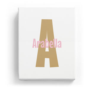 Arabella Overlaid on A - Cartoony