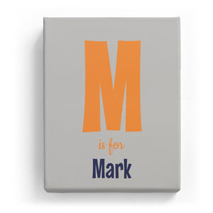 M is for Mark - Cartoony