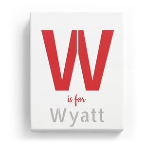 W is for Wyatt - Stylistic