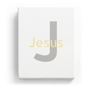 Jesus Overlaid on J - Stylistic
