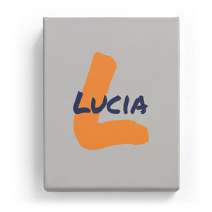 Lucia Overlaid on L - Artistic