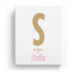 S is for Stella - Cartoony