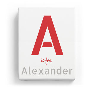 A is for Alexander - Stylistic