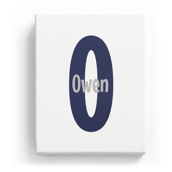Owen Overlaid on O - Cartoony