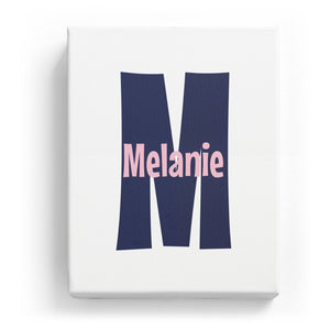 Melanie Overlaid on M - Cartoony