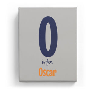 O is for Oscar - Cartoony