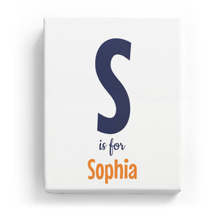 S is for Sophia - Cartoony