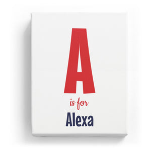 A is for Alexa - Cartoony
