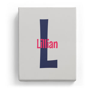 Lillian Overlaid on L - Cartoony