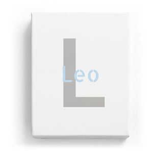 Leo Overlaid on L - Stylistic