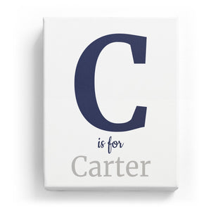 C is for Carter - Classic